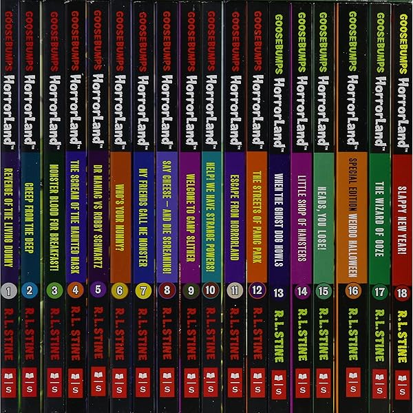 R.L. Stine コレクターズエディション 3冊セット Amazon.com: The Classic Goosebumps Series 20 Books